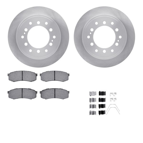 Dynamic Friction Co 6512-76695, Rotors with 5000 Advanced Brake Pads includes Hardware 6512-76695